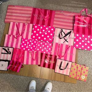 Bundle of 20 Vintage Victoria’s Secret Y2K Shopping Bags